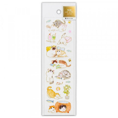 NB Co., Ltd Japan CAT KITTEN Stickers Kitty Stickers Pussy Cat Stickers 猫子猫キティステッカー Embellishment Stickers | 5574101