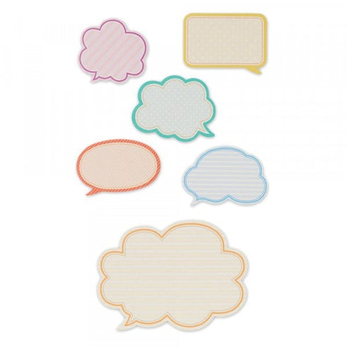 NB Co., Ltd Japan SPEECH BUBBLES Thought Bubbles Cartoon Bubble Stickers ふきだし漫画のふきだしステッカー Embellishment Stickers | 2564104