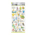 Kamio Japan Stickers BIRDS AVIAN Adult Visual Dictionary Cockatiel Cockatoo Parakeet Canary Parrot Macaw GOLD Foil Stickers | 707292