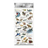 Kamio Japan Stickers SHARKS Adult Visual Dictionary Hammerhead SHark Nurse Shark Great White Shark Tiger Shark GOLD Foil Stickers | 204765