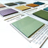 MINI NEUTRAL Tones Translucent Transparent PET Color Vellum Sticky Notes 1.75 X 1.75 | One Pad 50 sheets 44mm x 44mm