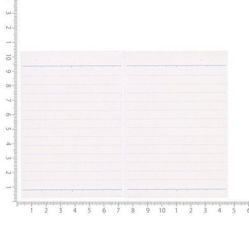 Kokuyo GREEN A7 LIMITED EDITION Watercolor B Ruled 6mm Ruled Notebook Washi Tape Keychain Clear Pouch Complete Set | 99K-242BN