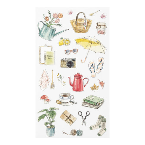Midori Transfer Stickers TOOLS For LIVING Print-On Stickers Rub -On Stickers Transfer Stickers Translucent Stickers | 2583