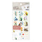 Midori Transfer Stickers MONTHLY NUMBERS WHIMSICAL Print-On Stickers Rub -On Stickers Transfer Stickers Translucent Stickers | 2585