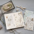 MU Lifestyle Print-On Stickers Rub-On Stickers Transfer Stickers Translucent Stickers 200 | Moon Dried Flowers Magic Majick
