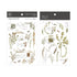 MU Lifestyle Print-On Stickers Rub-On Stickers Transfer Stickers Translucent Stickers 201 | Postage Ephemera Leaves Postage Stamps