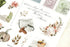MU Lifestyle Print-On Stickers Rub-On Stickers Transfer Stickers Translucent Sticker 207 | Autumn Trees Colored Leaves Apples Stamps