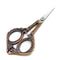 ONE Pair COPPER Retro Inspired Angel Scissors Office Scissors Stationery Embroidery Travel Wing Scissors | Super sharp