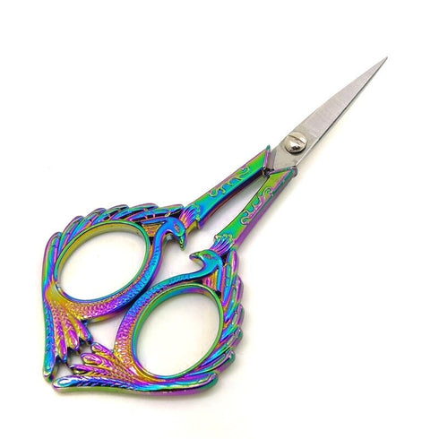 ONE Pair ROSE GOLD Retro Inspired Angel Scissors Office Scissors Stationery Embroidery Travel Wing Scissors | Super sharp