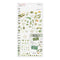 Midori Seal Collection MOSS GREEN Color Series Planner Stickers Movable Stickers Notebook Stickers Coordinating Stickers | 2595 Moss Green