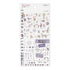 Midori Seal Collection PURPLE Color Series Planner Stickers Movable Stickers Notebook Stickers Coordinating Stickers | 2562 Purple