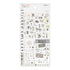 Midori Seal Collection BROWN Color Series Planner Stickers Movable Stickers Notebook Stickers Coordinating Stickers | 2563 Brown