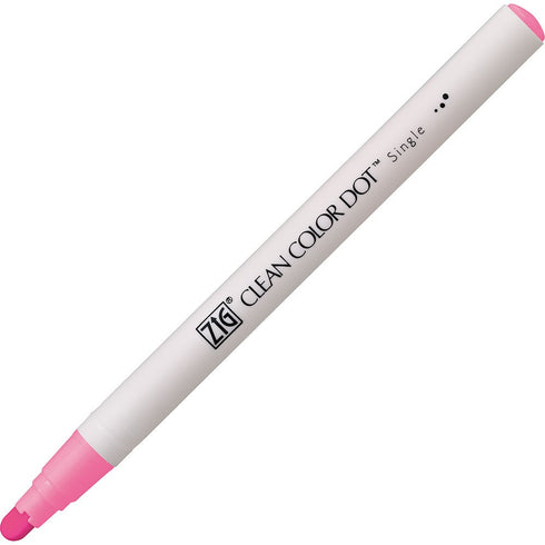 Kuretake FLUORESCENT HIGHLIGHT Zig Clean Color Dot Set One Pen or 6 Piece Set Single-Tip Marker | TCSD-6100/6VC