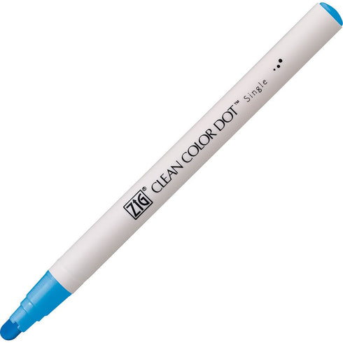 Kuretake FLUORESCENT HIGHLIGHT Zig Clean Color Dot Set One Pen or 6 Piece Set Single-Tip Marker | TCSD-6100/6VC