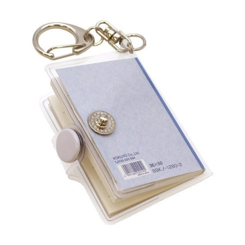 Kokuyo GREEN A7 LIMITED EDITION Watercolor B Ruled 6mm Ruled Notebook Washi Tape Keychain Clear Pouch Complete Set | 99K-242BN