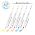 Zebra Mildliner Brush 5 FRIENDLY MILD Color Set Double-Sided Highlighter Brush and Extra Fine 5 Pen Set | Blue Package WFT8-N-5C-N