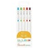 Zebra Sarasa R ENGLISH STUDY SET 0.4mm Push Clip Gel Pen Super Saturated Ink Five Colors Sarasa R Study Sets | JJS29-R1-5C