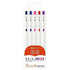 Zebra Sarasa R MATH STUDY SET 0.4mm Push Clip Gel Pen Super Saturated Ink Five Colors Sarasa R Study Sets | JJS29-R1-5C
