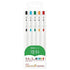 Zebra Sarasa R ENGLISH STUDY SET 0.4mm Push Clip Gel Pen Super Saturated Ink Five Colors Sarasa R Study Sets | JJS29-R1-5C