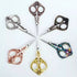 ONE Pair SILVER Retro Inspired Angel Scissors Office Scissors Stationery Embroidery Travel Wing Scissors | Super sharp