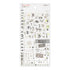Midori Seal Collection GRAY Color Series Planner Stickers Movable Stickers Notebook Stickers Coordinating Stickers | 2594 GRAY