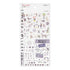 Midori Seal Collection BROWN Color Series Planner Stickers Movable Stickers Notebook Stickers Coordinating Stickers | 2563 Brown