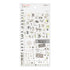 Midori Seal Collection BLUE Color Series Planner Stickers Movable Stickers Notebook Stickers Coordinating Stickers | 2560 Blue