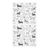 Midori Seal Collection DOGS CHAT SERIES Black and White Planner Stickers Movable Stickers Notebook Stickers Coordinating Stickers | 2592
