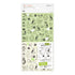 Midori Seal Collection BIRDS CHAT SERIES Black and White Planner Stickers Movable Stickers Notebook Stickers Coordinating Stickers | 2593