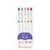 Zebra Sarasa R MATH STUDY SET 0.4mm Push Clip Gel Pen Super Saturated Ink Five Colors Sarasa R Study Sets | JJS29-R1-5C