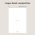 Analogue Keepers A6 WHITE Beach LOGUE Book 2.5mm GRID Planner Undated Planner Daily Planner 100gsm Dairy Freestyle Notebook | 192 Pages