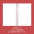 MOTEMOTE PHOENIX 10 Minute Planner Half Year Planner Six Month Planner Semi-Annual Planner | Half Year - USA located!