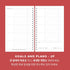 MOTEMOTE PHOENIX 10 Minute Planner Half Year Planner Six Month Planner Semi-Annual Planner | Half Year - USA located!