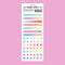MOTEMOTE ESSENTIAL SPREAD Transparent Highlight Stickers No Smear Highlight Pocket Stickers Line Stickers One Line Highlight | 170 X 65mm
