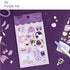 Paperian BROWN My COLORFUL Days Stickers Planner Stickers Lifestyle Stickers Daily Life Stickers Removable Stickers South Korea | 130 X 90mm
