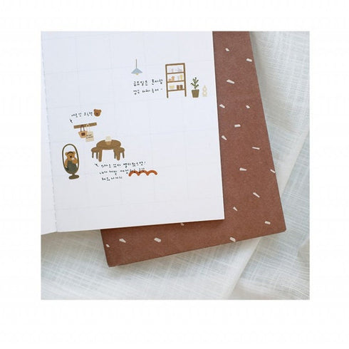 Suatelier GGUMI CAFÉ PVC Transparent Stickers Planner Stickers Coffee Stickers Café Stickers Pastry Stickers Mocha Stickers | 1145