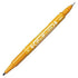 Zebra McKee Light BROWN Permament Dual End Marker Oil-Based Ink Fine and Extra Fine Point 0.5mm 1.00mm Marker Set | MO-120-MC