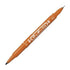 Zebra McKee BROWN Permament Dual End Marker Oil-Based Ink Fine and Extra Fine Point 0.5mm 1.00mm Marker Set | MO-120-MC