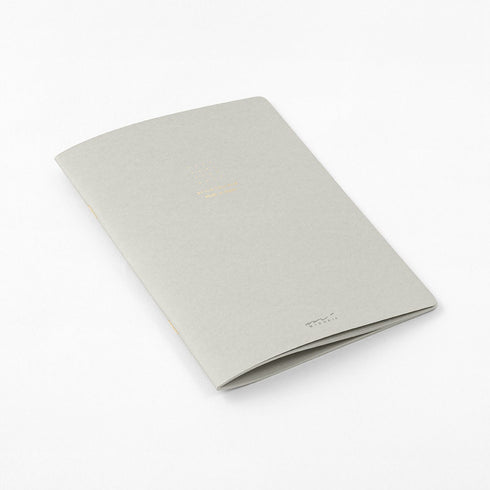 Midori A5 GRAY Color DOT GRID 5mm Notebook Color Pages Midori A5 Notebook Foil Stamped Dot Grid Notebook 5mm Dot Grid | 15271006 56 Pages
