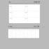 Analogue Keepers CREAM Handy Diary 6 MONTH HORIZONTAL Planner Undated Planner Daily Planner 100gsm Dairy Elastic Band | 120×70mm 128 Pages