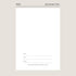 Analogue Keepers A6 WHITE Beach LOGUE Book 2.5mm GRID Planner Undated Planner Daily Planner 100gsm Dairy Freestyle Notebook | 192 Pages