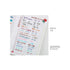 Ida Zhi B6 GRAY Undated Planner DAILY Planner 85gsm 3mm Grid Semi-Annual Half Year Planner Monthly Lay-Flat | 128 x 192mm *RECOMMEND*