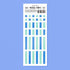 MOTEMOTE ESSENTIAL SPREAD Transparent Highlight Stickers No Smear Highlight Pocket Stickers Line Stickers One Line Highlight | 170 X 65mm