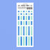 MOTEMOTE ESSENTIAL ELLIPSE Transparent Highlight Stickers No Smear Highlight Pocket Stickers Line Stickers One Line Highlight | 170 X 65mm