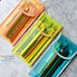 PLEPIC TWINKLE Clear Smoky GREY Pen Case Pencil Case Storage Case Durable Pen Case Storage Case Clear Testing Case | 193 X 93mm