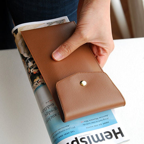 Plepic Extra PENCIL Pocket Navy BLUE Pen Case PU Pencil Case Storage Case Durable Pen Case Storage Case Pen Case Pen Case | 195 X 100 X 10mm