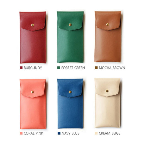Plepic Extra PENCIL Pocket BURGUNDY Pen Case PU Pencil Case Storage Case Durable Pen Case Storage Case Pen Case Pen Case | 195 X 100 X 10mm