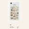 Suatelier GGUMI CAFÉ PVC Transparent Stickers Planner Stickers Coffee Stickers Café Stickers Pastry Stickers Mocha Stickers | 1145