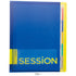 MARUMAN SESSiONS BLACK B5 Binder Stufy Binder Subject Binder Index Tabs Binder Lay Flat BInder | F310 120 Sheet Capacity