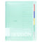 MARUMAN SESSiONS LIGHT PURPLE B5 Binder Stufy Binder Subject Binder Index Tabs Binder Lay Flat BInder | F310 120 Sheet Capacity